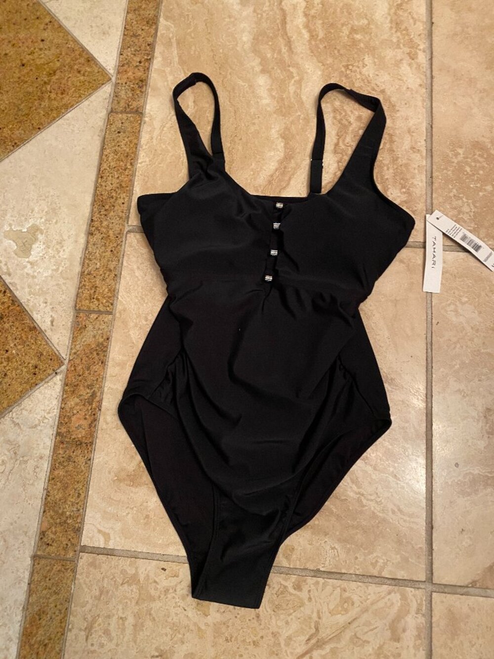NWT - Black Tahari Swimsuit